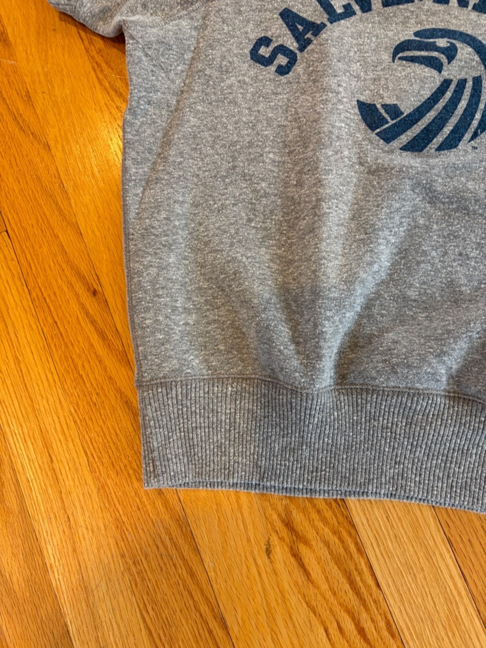 Salve Regina University  Grey Short Sleeve Sweatshirt - size small - Picture 5 of 8